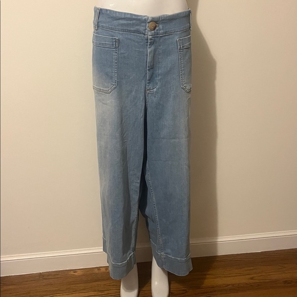 Maeve  Colette Crop High-Rise Wide-Leg Jeans - Picture 6 of 15
